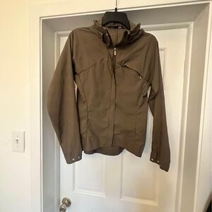Nau raincoat size xs, dark green